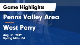 Penns Valley Area  vs West Perry Game Highlights - Aug. 31, 2019