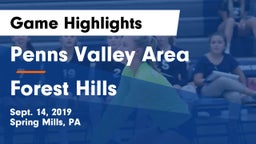 Penns Valley Area  vs Forest Hills  Game Highlights - Sept. 14, 2019