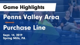 Penns Valley Area  vs Purchase Line Game Highlights - Sept. 14, 2019
