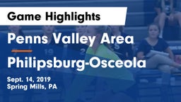 Penns Valley Area  vs Philipsburg-Osceola  Game Highlights - Sept. 14, 2019