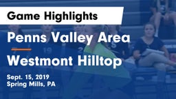 Penns Valley Area  vs Westmont Hilltop Game Highlights - Sept. 15, 2019