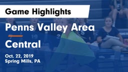 Penns Valley Area  vs Central  Game Highlights - Oct. 22, 2019