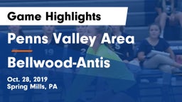 Penns Valley Area  vs Bellwood-Antis  Game Highlights - Oct. 28, 2019