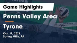 Penns Valley Area  vs Tyrone Game Highlights - Oct. 19, 2021