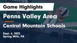 Penns Valley Area  vs Central Mountain Schools Game Highlights - Sept. 6, 2022