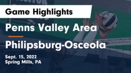 Penns Valley Area  vs Philipsburg-Osceola  Game Highlights - Sept. 15, 2022