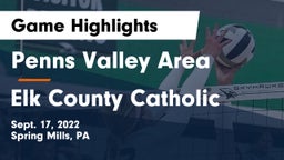Penns Valley Area  vs Elk County Catholic  Game Highlights - Sept. 17, 2022