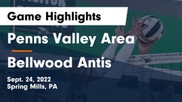 Penns Valley Area  vs Bellwood Antis  Game Highlights - Sept. 24, 2022