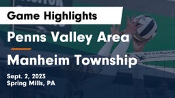Penns Valley Area  vs Manheim Township  Game Highlights - Sept. 2, 2023