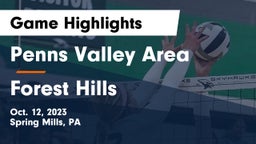 Penns Valley Area  vs Forest Hills  Game Highlights - Oct. 12, 2023