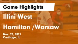 Illini West  vs Hamilton /Warsaw  Game Highlights - Nov. 23, 2021