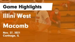 Illini West  vs Macomb Game Highlights - Nov. 27, 2021