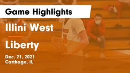 Illini West  vs Liberty  Game Highlights - Dec. 21, 2021