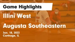 Illini West  vs Augusta Southeastern Game Highlights - Jan. 18, 2022