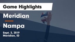 Meridian  vs Nampa Game Highlights - Sept. 3, 2019