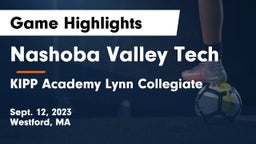 Nashoba Valley Tech  vs KIPP Academy Lynn Collegiate  Game Highlights - Sept. 12, 2023