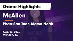 McAllen  vs Pharr-San Juan-Alamo North  Game Highlights - Aug. 29, 2023