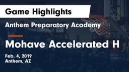Anthem Preparatory Academy vs Mohave Accelerated H Game Highlights - Feb. 4, 2019