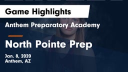 Anthem Preparatory Academy vs North Pointe Prep  Game Highlights - Jan. 8, 2020