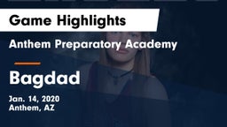 Anthem Preparatory Academy vs Bagdad  Game Highlights - Jan. 14, 2020