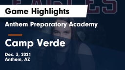 Anthem Preparatory Academy vs Camp Verde  Game Highlights - Dec. 3, 2021