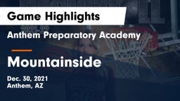 Anthem Preparatory Academy vs Mountainside Game Highlights - Dec. 30, 2021