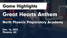 Great Hearts Anthem vs North Phoenix Preparatory Academy Game Highlights - Dec. 16, 2023