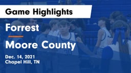 Forrest  vs Moore County  Game Highlights - Dec. 14, 2021