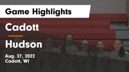 Cadott  vs Hudson Game Highlights - Aug. 27, 2022