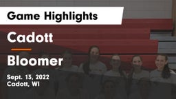 Cadott  vs Bloomer  Game Highlights - Sept. 13, 2022