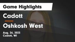 Cadott  vs Oshkosh West Game Highlights - Aug. 26, 2023
