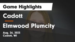 Cadott  vs Elmwood Plumcity Game Highlights - Aug. 26, 2023