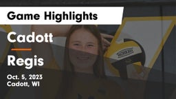 Cadott  vs Regis  Game Highlights - Oct. 5, 2023