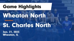 Wheaton North  vs St. Charles North  Game Highlights - Jan. 21, 2023