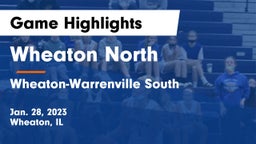 Wheaton North  vs Wheaton-Warrenville South  Game Highlights - Jan. 28, 2023