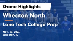 Wheaton North  vs Lane Tech College Prep Game Highlights - Nov. 18, 2023