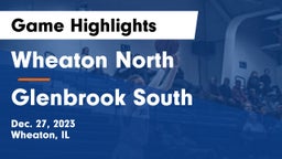 Wheaton North  vs Glenbrook South  Game Highlights - Dec. 27, 2023