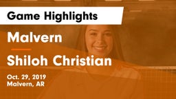 Malvern  vs Shiloh Christian  Game Highlights - Oct. 29, 2019