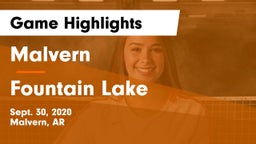 Malvern  vs Fountain Lake  Game Highlights - Sept. 30, 2020