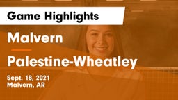 Malvern  vs Palestine-Wheatley Game Highlights - Sept. 18, 2021