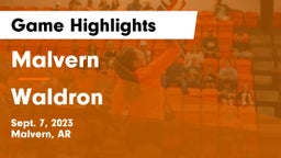 Malvern  vs Waldron  Game Highlights - Sept. 7, 2023