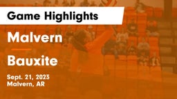 Malvern  vs Bauxite  Game Highlights - Sept. 21, 2023