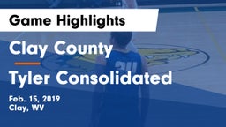 Clay County  vs Tyler Consolidated  Game Highlights - Feb. 15, 2019