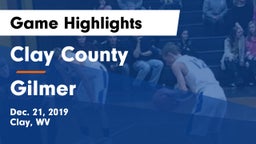 Clay County  vs Gilmer Game Highlights - Dec. 21, 2019