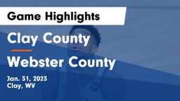 Clay County  vs Webster County  Game Highlights - Jan. 31, 2023