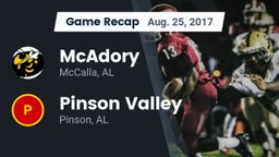 Recap: McAdory  vs. Pinson Valley  2017