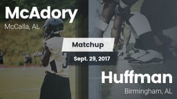 Matchup: McAdory  vs. Huffman 2017