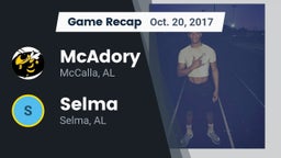 Recap: McAdory  vs. Selma  2017