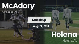 Matchup: McAdory  vs. Helena  2018