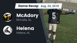 Recap: McAdory  vs. Helena  2018